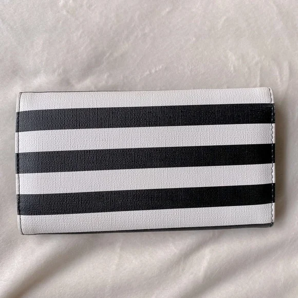 Kut from the Kloth Black and White Striped Wallet - Picture 10 of 10